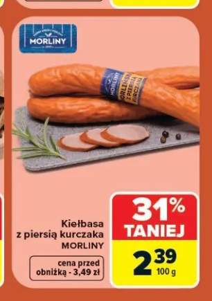 Kiełbasa z piersią kurczaka Morliny