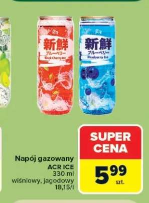 Napój gazowany ACR Ice Blueberry +1 wariant