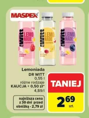 Lemoniada Dr Witt malina +2 warianty