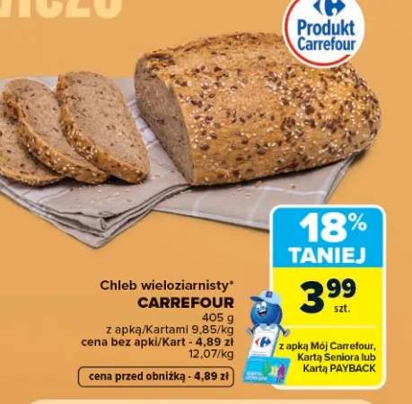 Chleb wieloziarnisty Carrefour