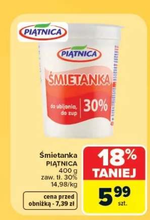 Śmietanka Piątnica 30%