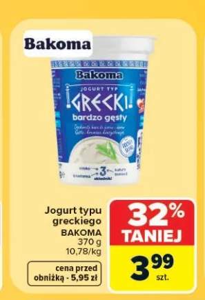Jogurt typu greckiego Bakoma