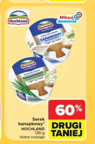 Serek kanapkowy Hochland Śmietankowy +1 wariant