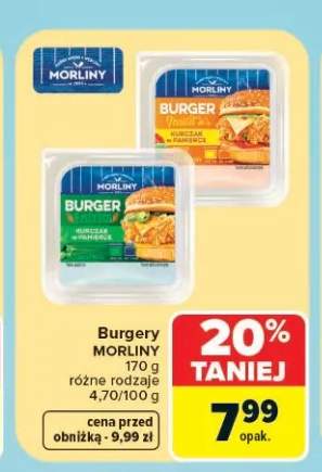 Burger drobiowy w panierce Italia Morliny +1 wariant
