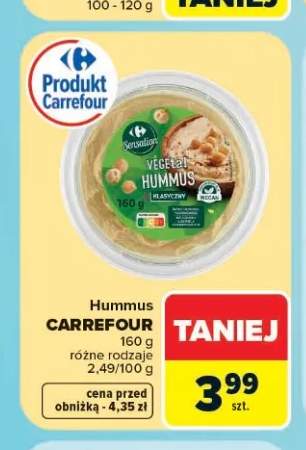 Hummus klasyczny Carrefour Sensation