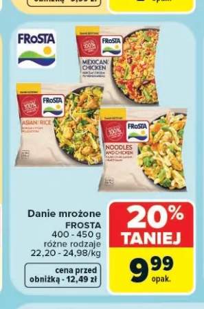 Danie mrożone Mexican Chicken Frosta +2 warianty