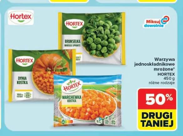 Brukselka mrożona Hortex +1 wariant