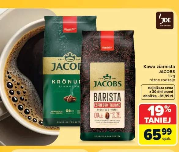 Kawa ziarnista Jacobs Barista Espresso Italiano