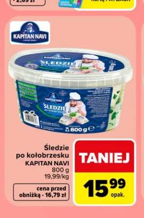 Śledzie po kołobrzesku Kapitan Navi