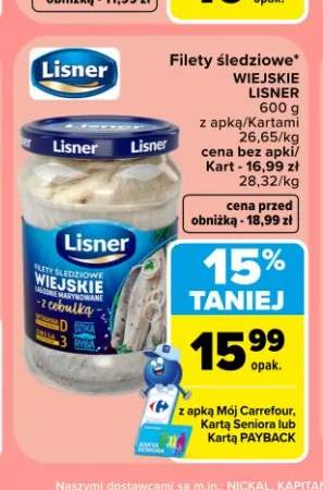 Filety śledziowe Wiejskie Lisner