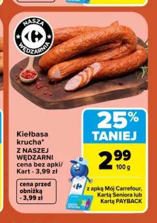 Kiełbasa krucha Z Naszej Wędzarni