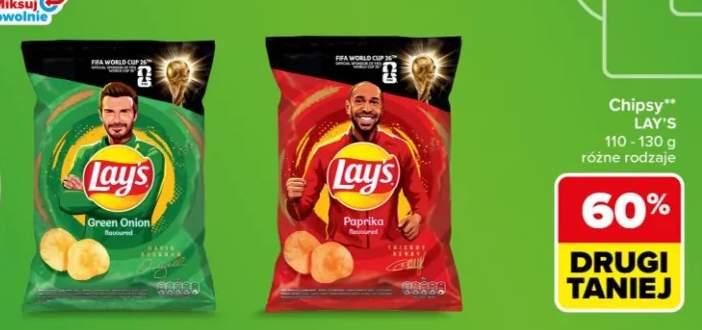 Chipsy Lay's Green Onion +1 wariant