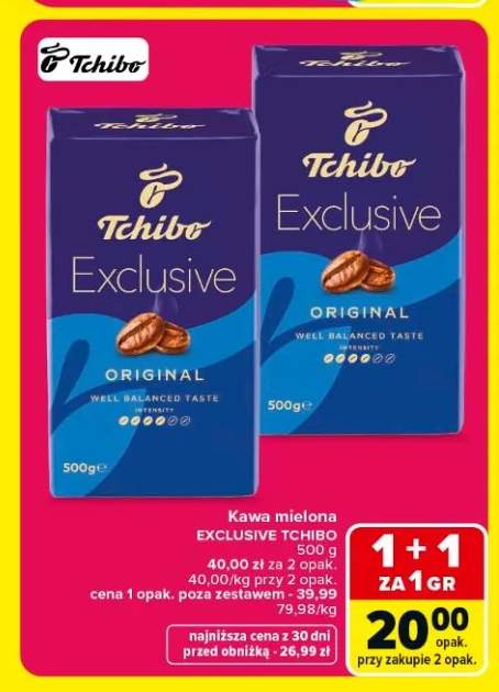 Kawa mielona Tchibo Exclusive Original