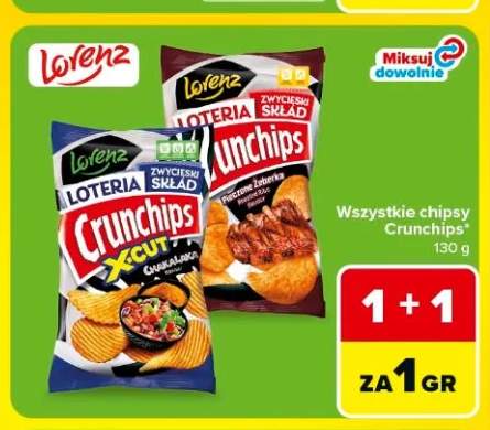 Chipsy Crunchips +2 warianty