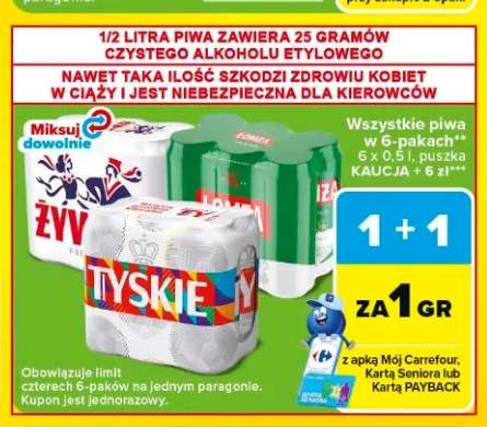 Piwo Żywiec Jasne Pełne 6-pak +3 warianty