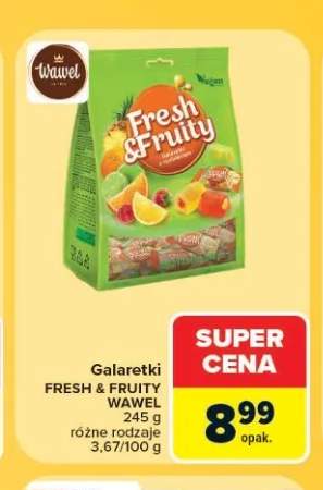 Galaretki Fresh & Fruity Wawel