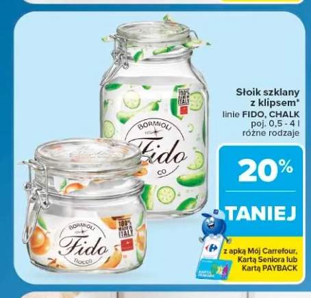 Słoik szklany z klipsem Bormioli Rocco Fido