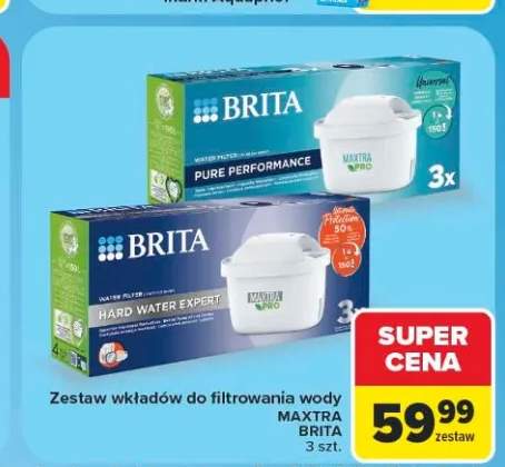 Zestaw wkładów do filtrowania wody Maxtra Brita