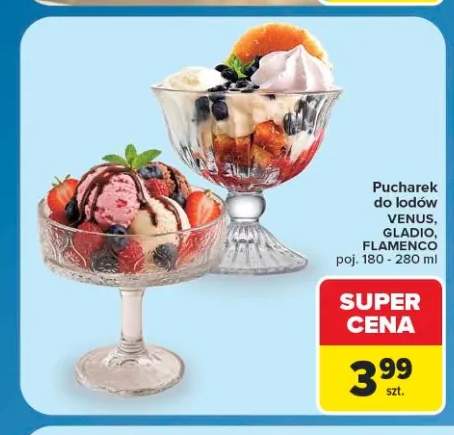 Pucharek do lodów Venus +1 wariant