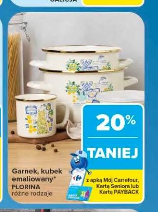 Garnek lub kubek emaliowany Florina