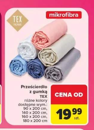 Prześcieradło z gumką mikrofibra TEX Home