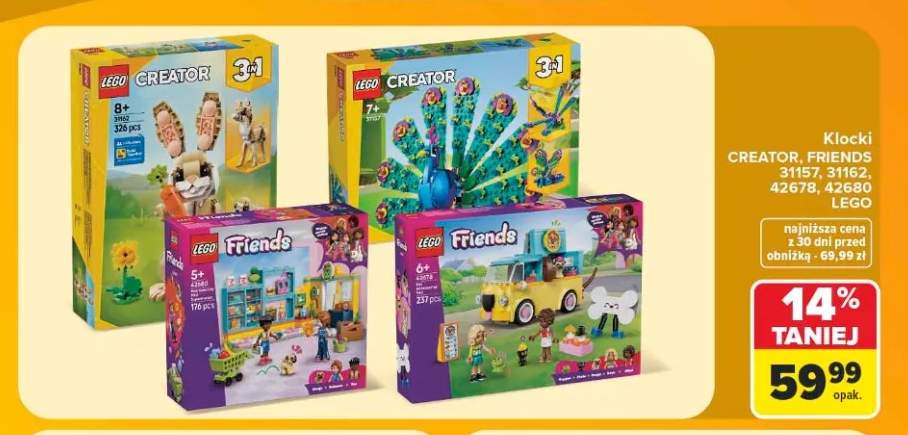 Klocki LEGO Creator 31157 +2 warianty