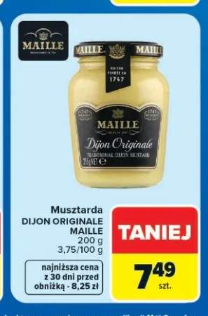 Musztarda Dijon Originale Maille