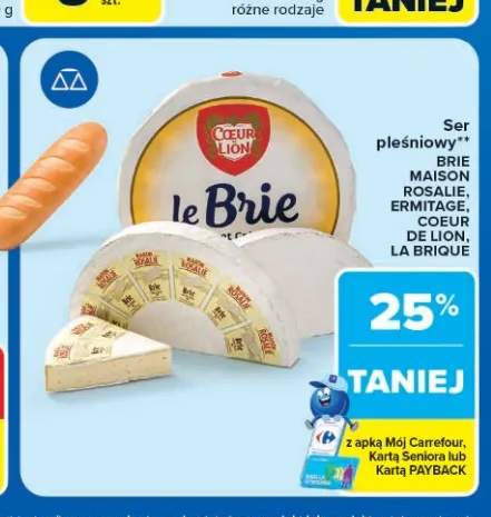 Ser Brie Coeur de Lion +3 warianty