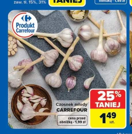 Czosnek młody Carrefour
