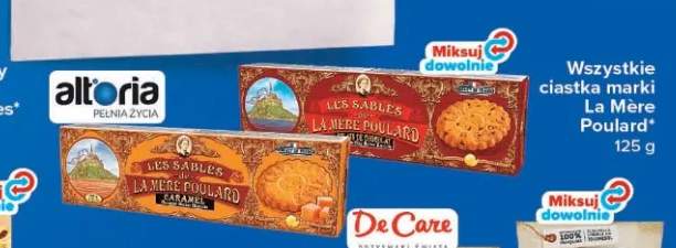 Ciastka marki La Mère Poulard +2 warianty