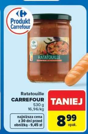 Danie gotowe Ratatouille Carrefour
