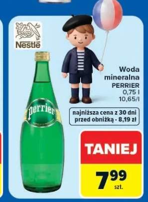 Woda mineralna gazowana Perrier