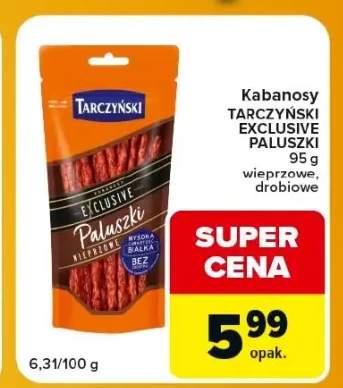 Kabanosy Tarczyński Exclusive Paluszki drobiowe