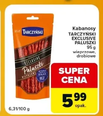Kabanosy Tarczyński Exclusive Paluszki drobiowe