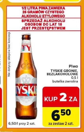 Piwo Tyskie Gronie +1 wariant