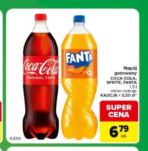 Napój gazowany Fanta Orange +1 wariant