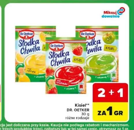 Kisiel jabłkowy Słodka Chwila Dr. Oetker +2 warianty