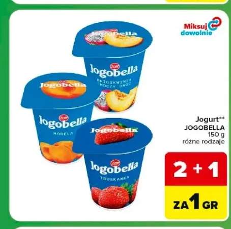 Jogurt morelowy Jogobella +2 warianty