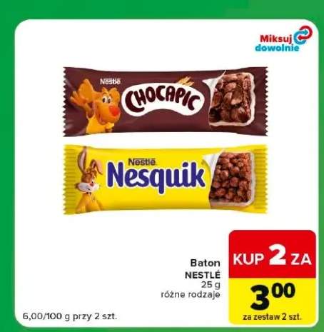 Baton Nestlé Nesquik +1 wariant
