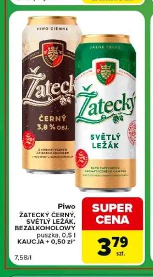 Piwo bezalkoholowe Žatecký +2 warianty