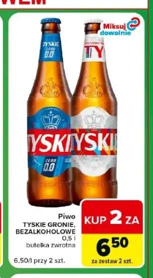 Piwo bezalkoholowe Tyskie Zero