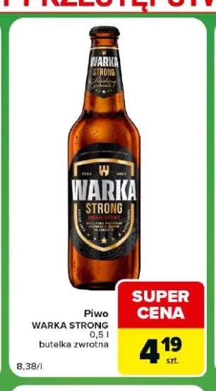 Piwo Warka Strong