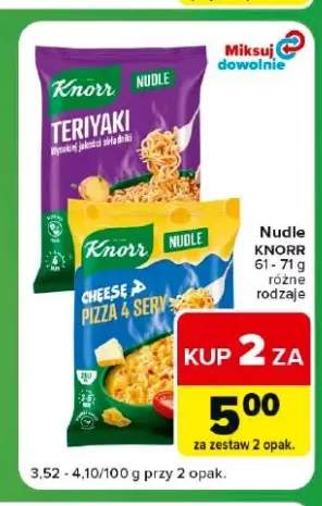 Nudle Knorr Cheese & Pizza 4 Sery +1 wariant