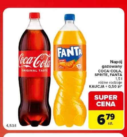 Napój gazowany Fanta Orange +2 warianty