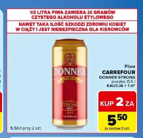 Piwo Donner Strong