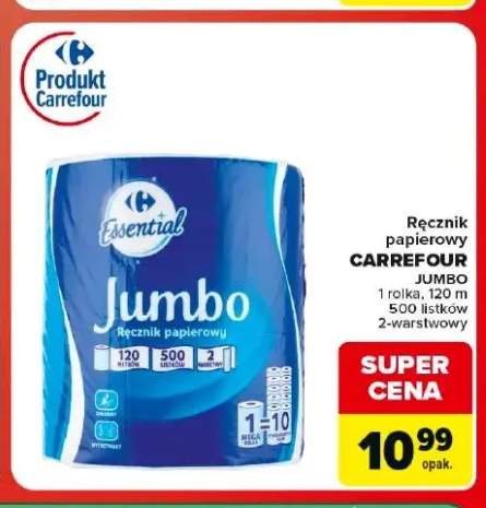 Ręcznik papierowy Carrefour Jumbo