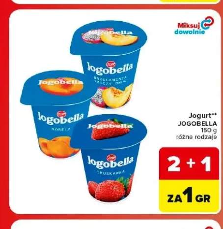 Jogurt jagodowy Jogobella +3 warianty