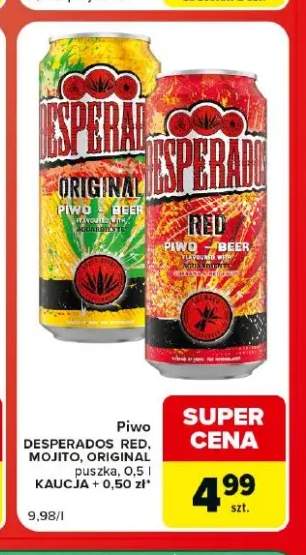 Piwo Desperados Original +2 warianty