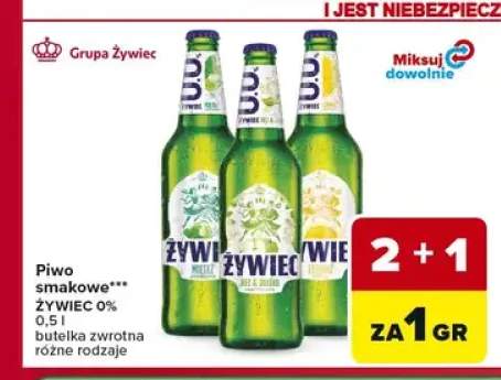 Piwo bezalkoholowe Żywiec Bez & Jabłko +2 warianty