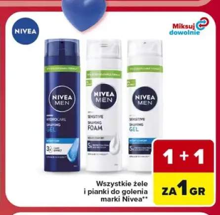 Pianka do golenia Nivea Men Sensitive +3 warianty